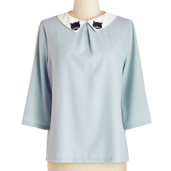 ModCloth Mew Ain’t Seen Nothing Yet Top - Picture 1 of 1